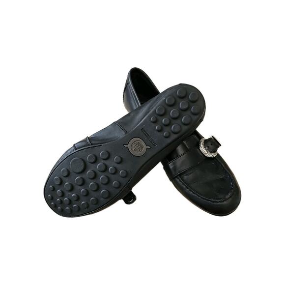 Born 75003, Women Size US 8 / EUR 39, Black Leather Flat Loafer, Pre-Owned - Picture 3 of 8